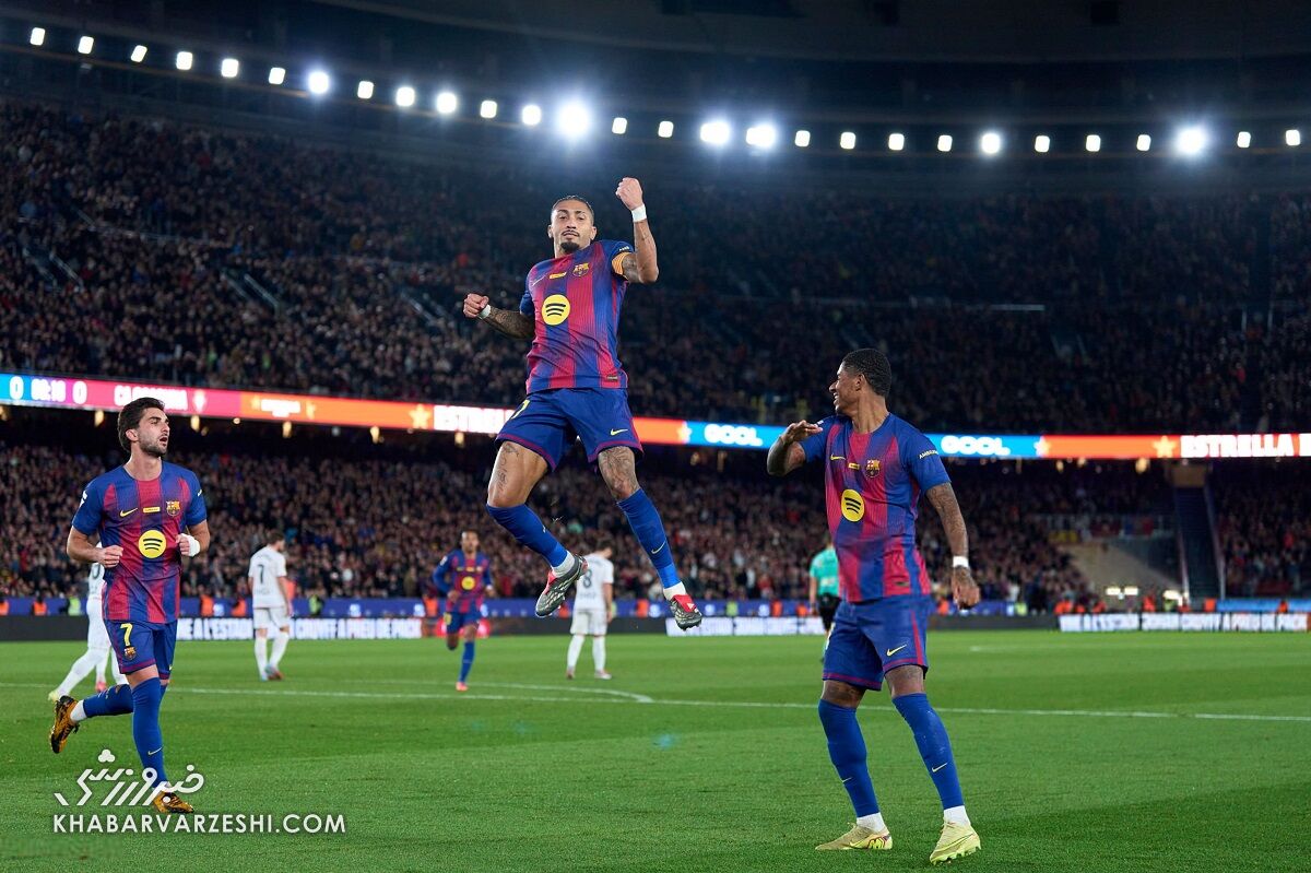بارسلونا ۲ - اوساسونا۰/ شلیکهای کشنده کاپیتان برای حفظ فاصله با کهکشانیها