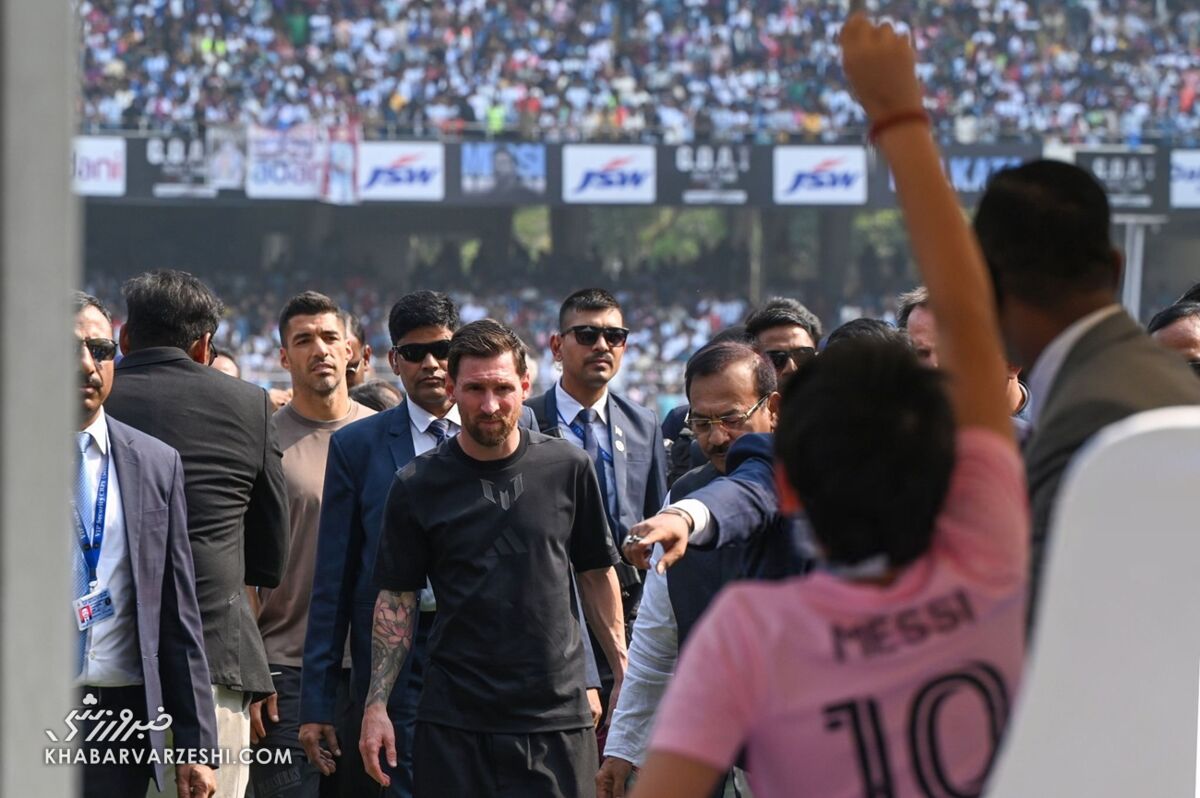 حضور لیونل مسی در کلکته