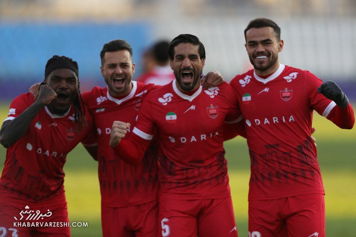 شادی گل پرسپولیس