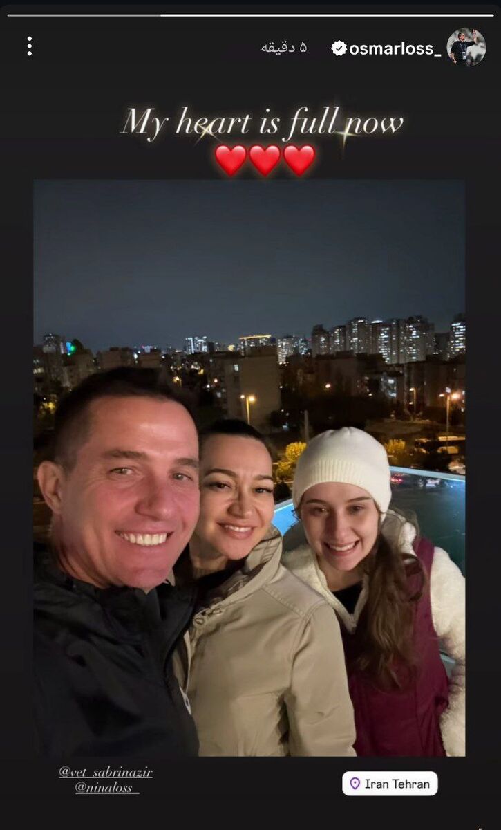 صدرنشینی پرسپولیس برای اوسمار با خانواده شیرین‌تر شد +عکس