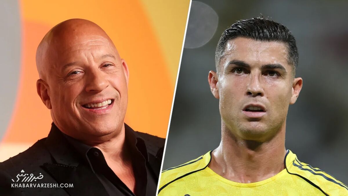 کریستیانو رونالدو وارد دنیای هالیوود میشود/ سریع و خشن با CR7 +عکس کریستیانو رونالدو - وین دیزل