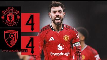 ویدیو| خلاصه بازی منچستریونایتد ۴ - بورنموث ۴/ جذاب برای بیننده، آزاردهنده برای هواداران یونایتد!