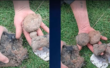 ویدیو| بازی خطرناک با سلامت بازیکن/ قلوه سنگ در چمن قلعه حسن خان!