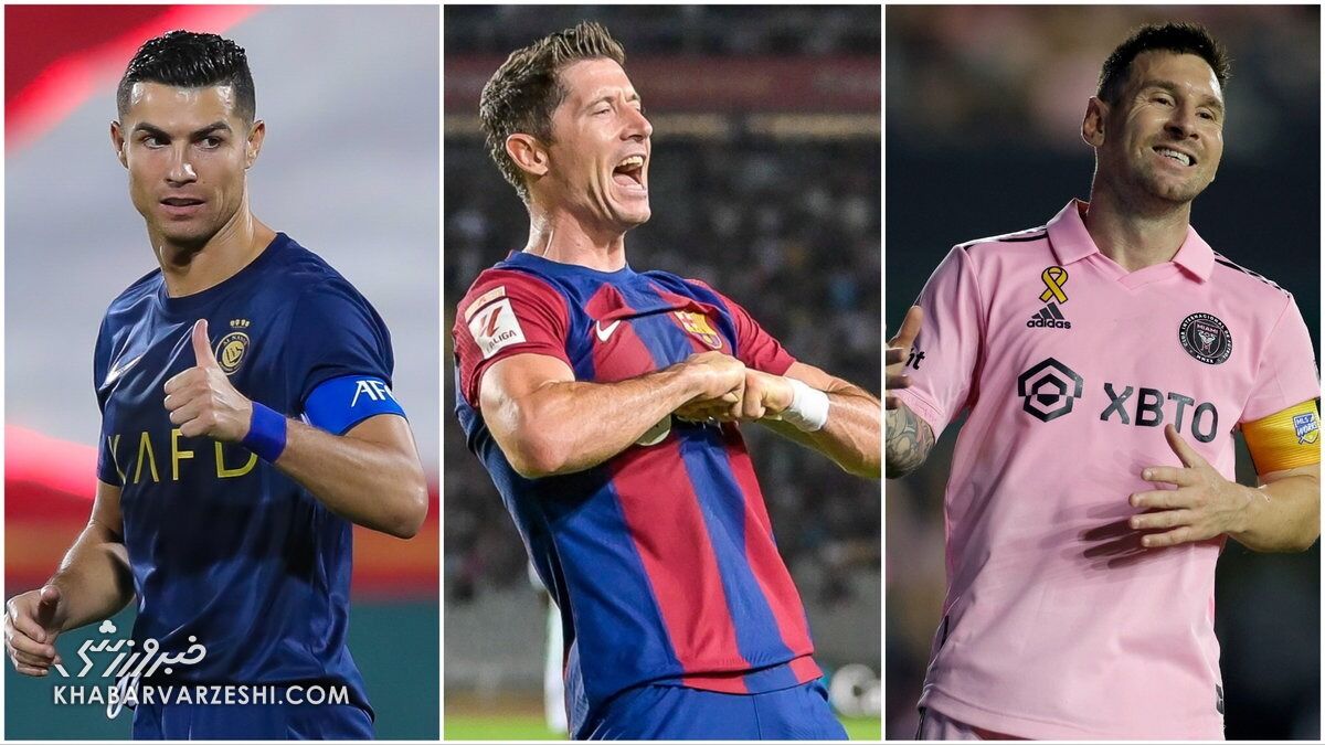 ویدیو| رونالدو، لواندوفسکی، بنزما یا مسی؟/ بدشانس‌ترین فوتبالیست که بیشترین توپ را به تیر دروازه زده!