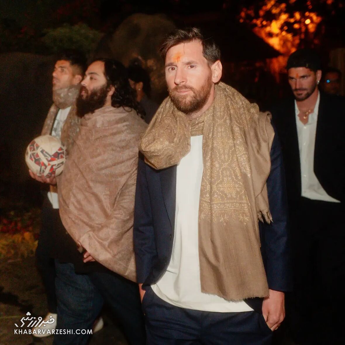 لیونل مسی، لوئیس سوارس، رودریگو دیپائول، مهمانان ویژه آنانت آمبانی