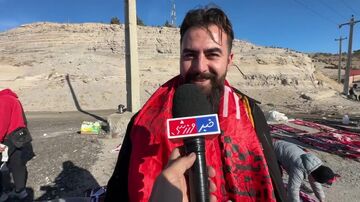 ویدیو| هواداری که از تهران به تبریز رفته: با ۵ گل پرسپولیس را می‌بریم!