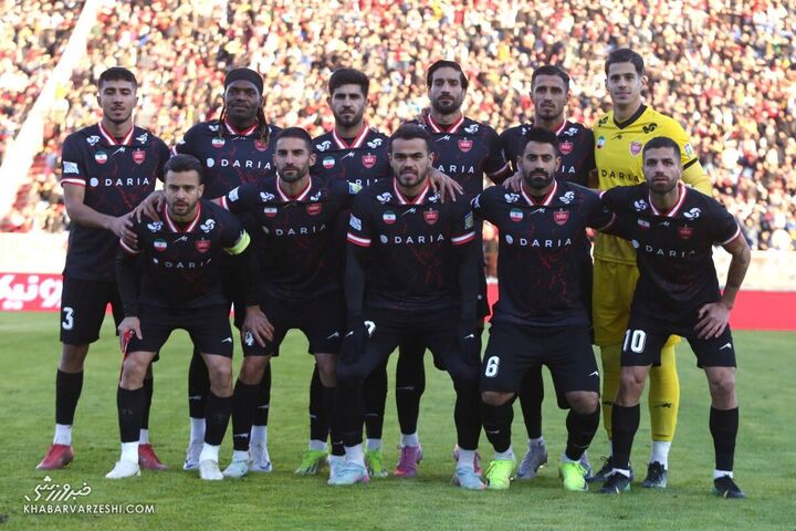 عکس تیمی پرسپولیس؛ تراکتور - پرسپولیس