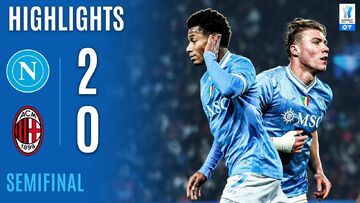 ویدیو| ناپولی ۲ - میلان ۰/ تیم کونته در فینال سوپرجام