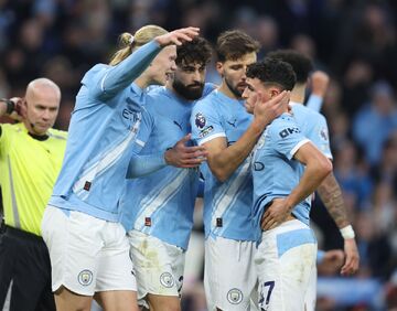 منچسترسیتی ۳ - وستهام ۰/ صدرنشینی چکشی سیتیزن‌ها به زور بچه‌غول