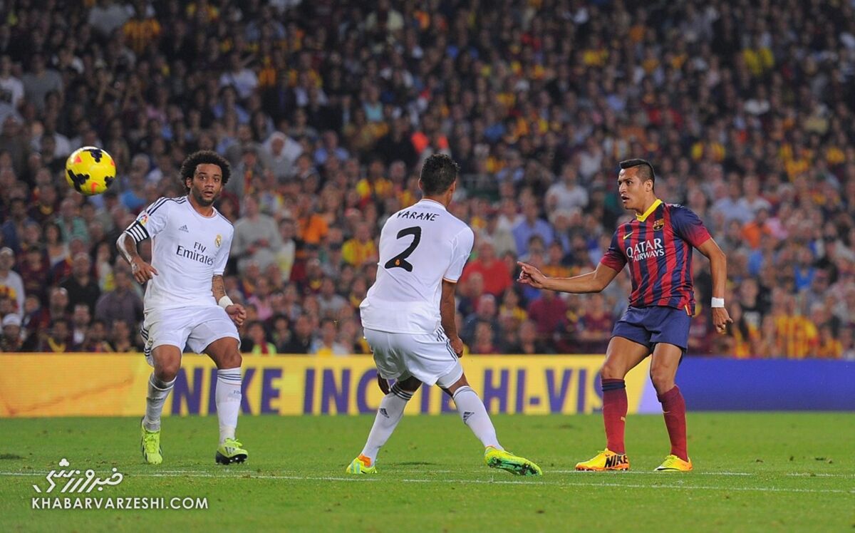 گل تماشایی الکسیس سانچس به رئال مادرید