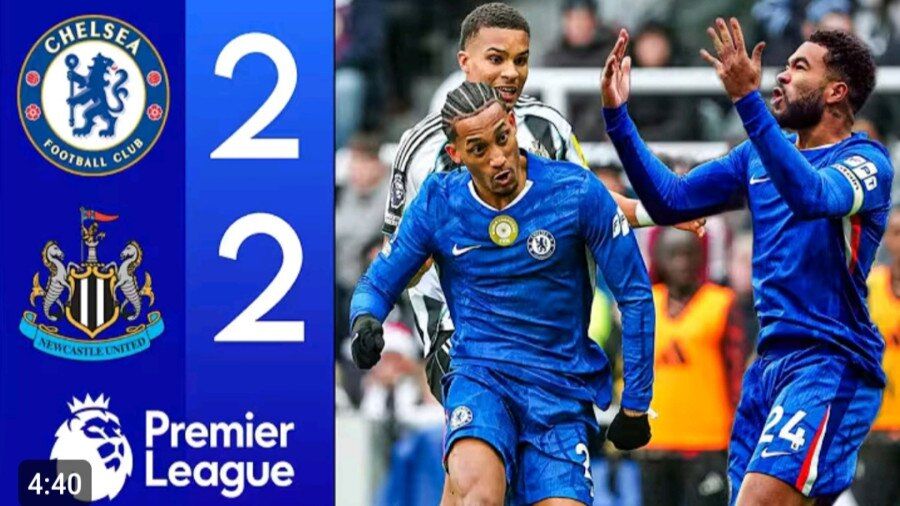 ویدیو| خلاصه بازی نیوکاسل ۲ – چلسی ۲/ فرار آبی‌ها از شکست