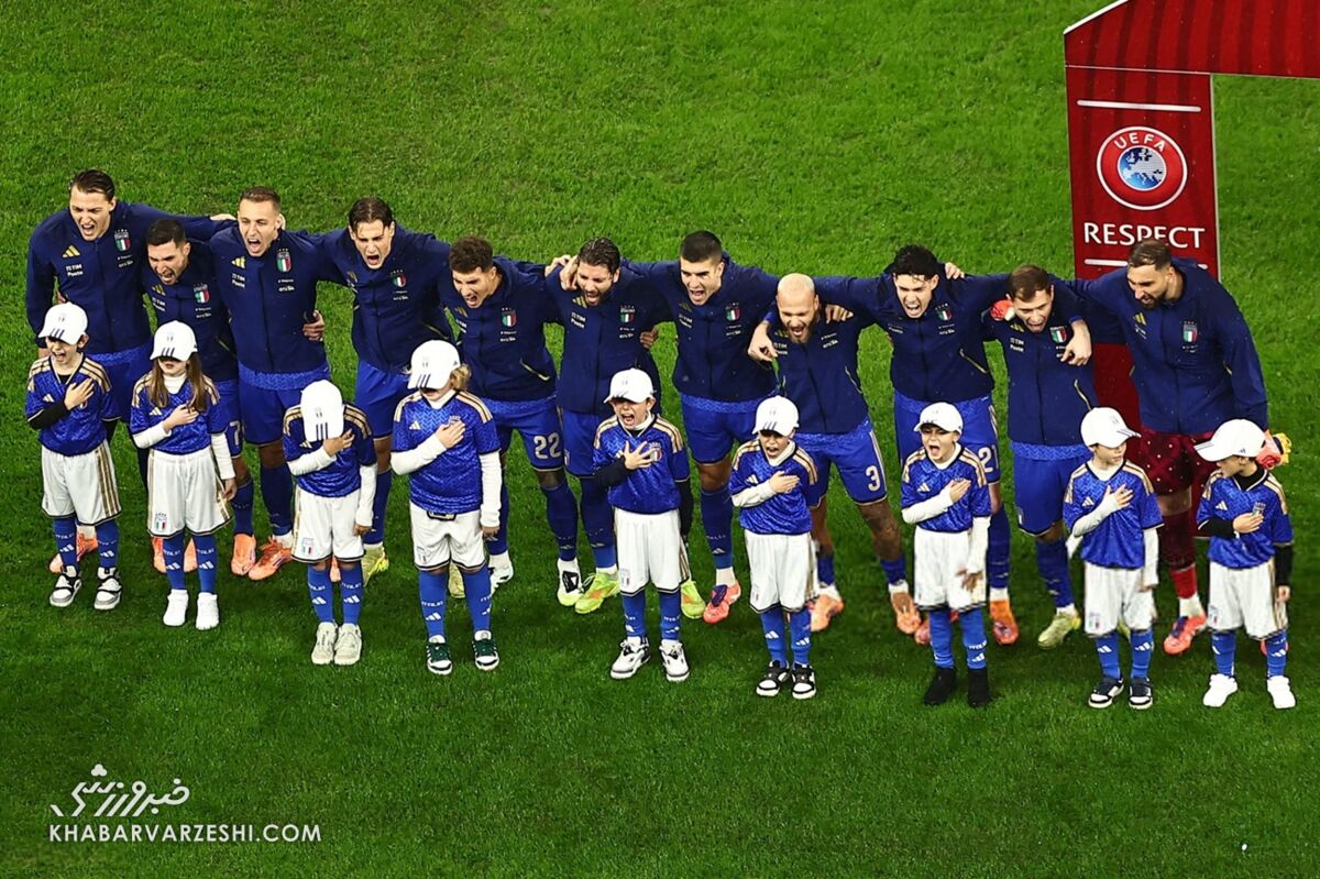 بازیکنان تیم ملی ایتالیا در انتخابی جامجهانی