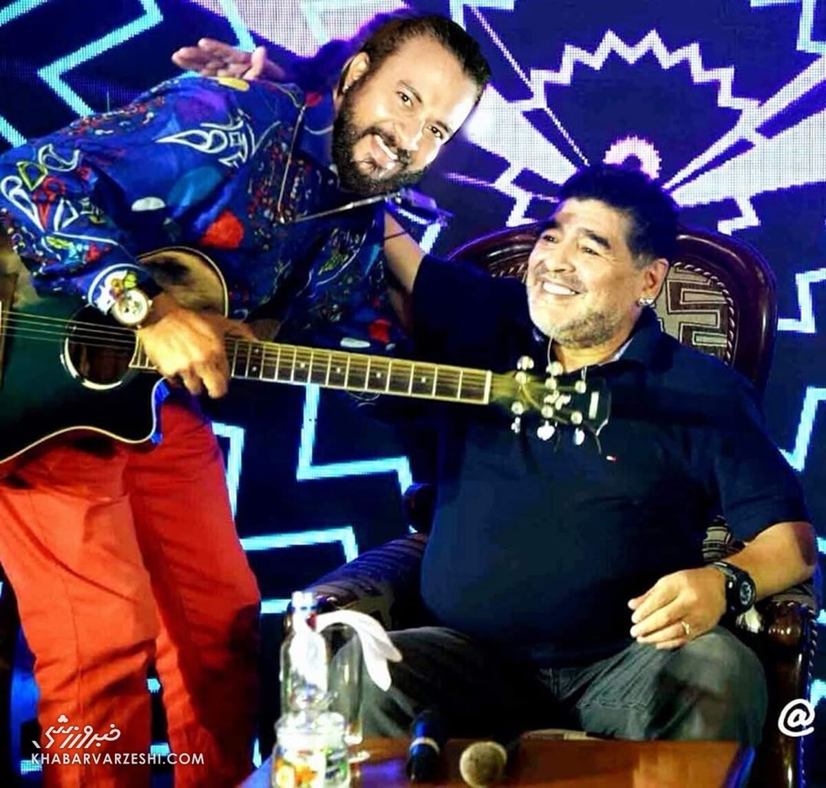 چارلز آنتونی و دیگو مارادونا