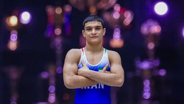 ویدیو| غول‌کشی دیدنی جوان ۱۸ ساله در قهرمانی کشتی آزاد