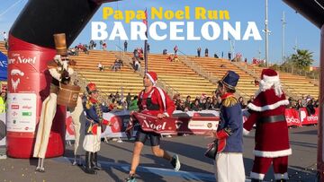 ویدیو| ماراتن بابانوئل‌ها در بارسلونا؛ عجیب‌ترین مسابقه دوی تاریخ؟!