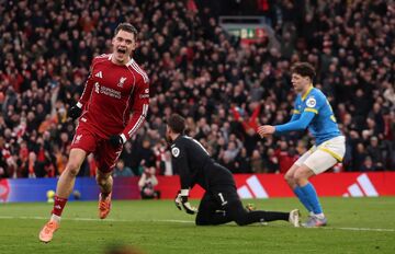 ویدیو| خلاصه بازی لیورپول ۲ - ولورهمپتون ۱/ پایان سال احساسی با برد و گلزنی ویرتس