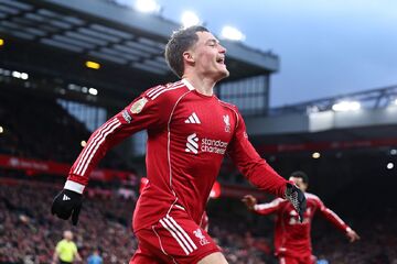 ستاره لیورپول بالاخره پایش به گلزنی باز شد/ طلسم شکنی ویرتس قبل از سال نو