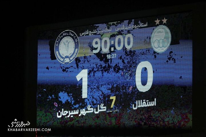 اسکوربرد؛ استقلال - گل گهر