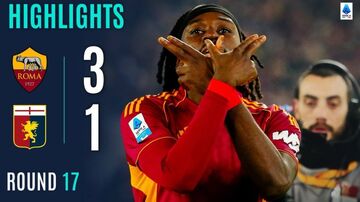 ویدیو| خلاصه بازی رم ۳ - جنوا ۱/ کار در نیم ساعت تمام شد