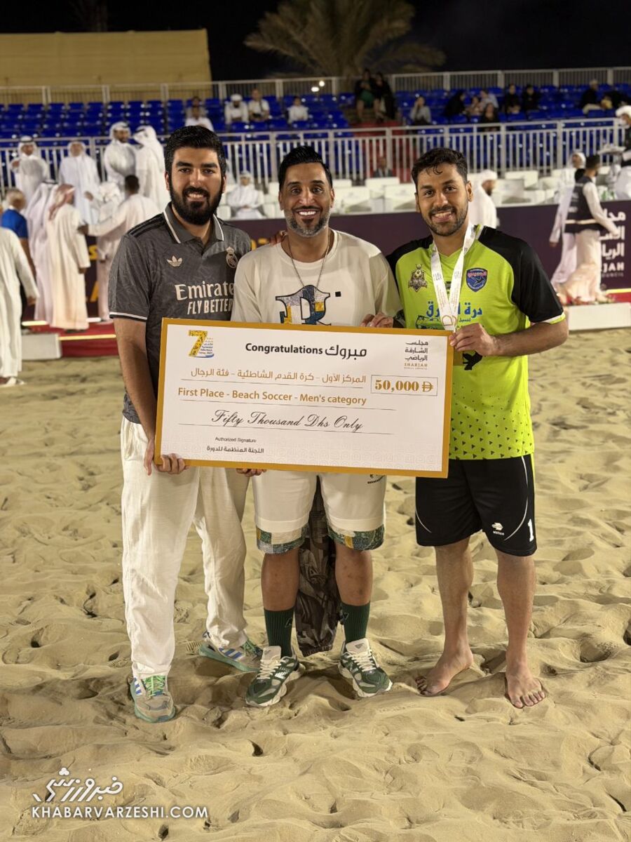 نقش دروازه‌بان ایرانی در دبل قهرمانی تیم اماراتی +عکس