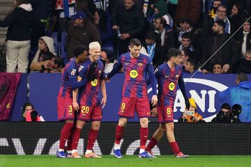 اسپانیول ۰ - بارسلونا ۲/ به زانو درآوردن همشهری سرسخت؛ بارسلونا دربی کاتالونیا را هم فتح کرد