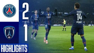 ویدیو| خلاصه بازی پاری سن ژرمن ۲ - پاریس اف سی ۱/ ستاره‌ها فاتح دربی پاریس شدند