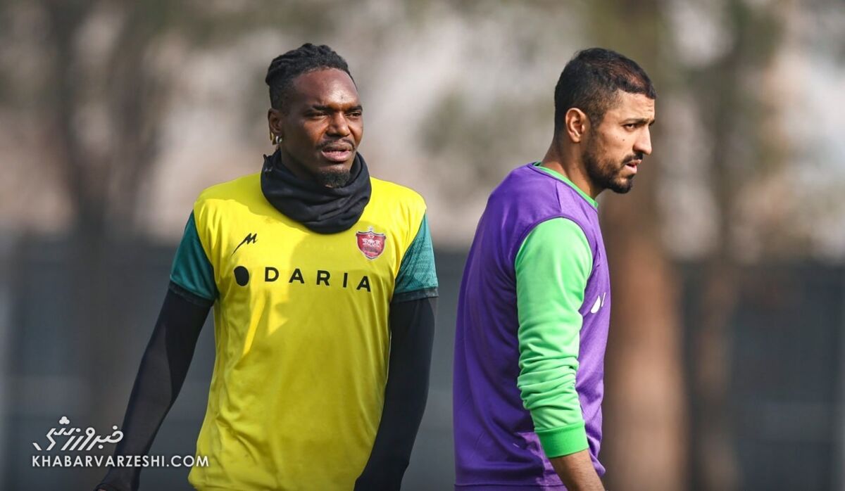 تیوی بیفوما در تمرین پرسپولیس