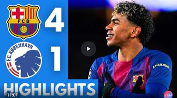 ویدیو| خلاصه بازی بارسلونا ۴ - کپنهاگن ۱/ خشم بعد از دریافت یک گل!