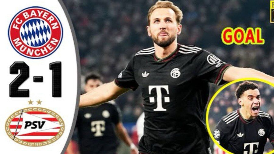 ویدیو| خلاصه بازی آیندهوون ۱ - بایرن مونیخ ۲