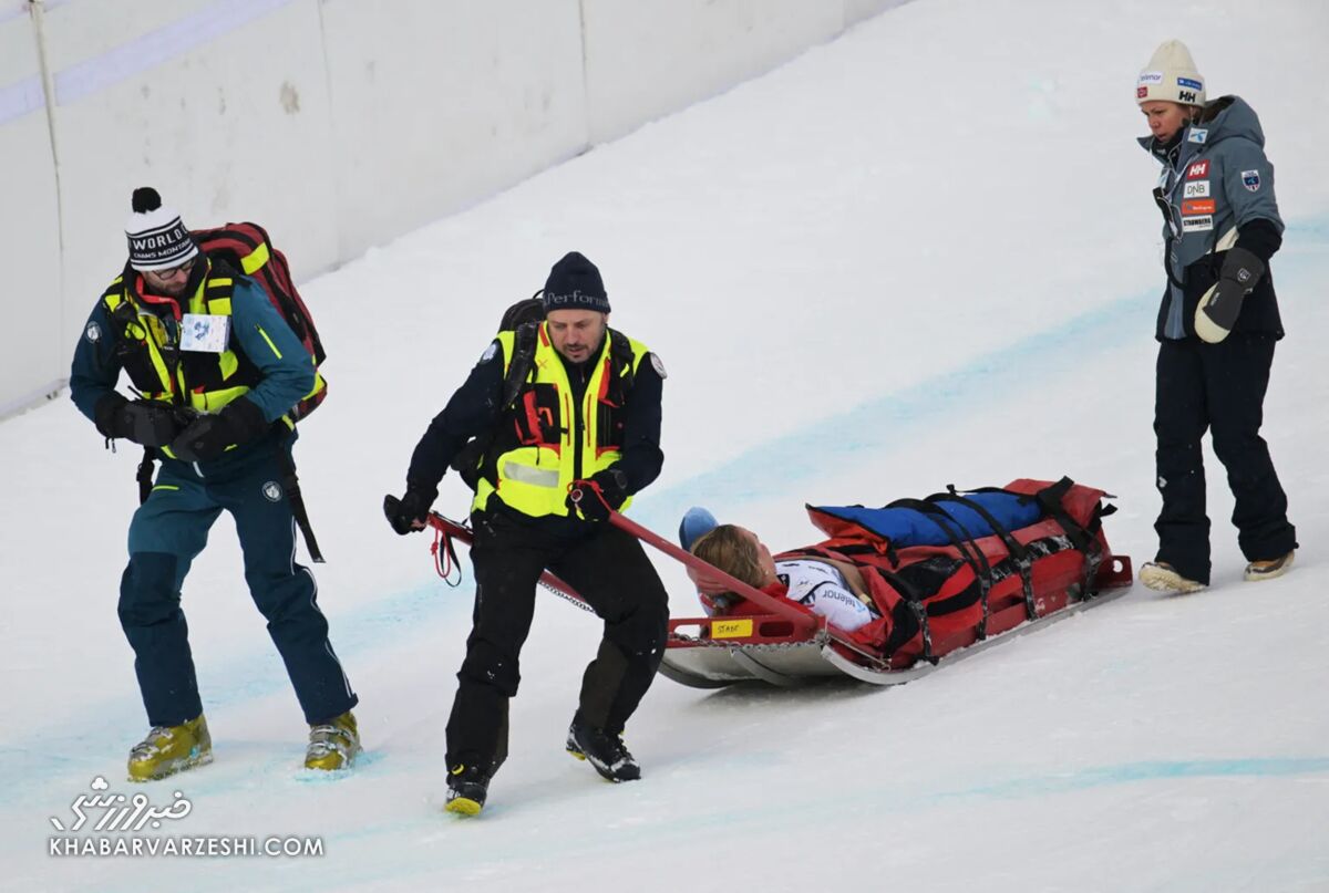 لغو مسابقه به دلیل سقوط مارته مونسن