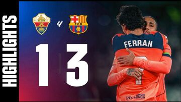 ویدیو| خلاصه بازی الچه ۱ - بارسلونا ۳/ یامال ۶ دقیقه برای گل زدن نیاز داشت