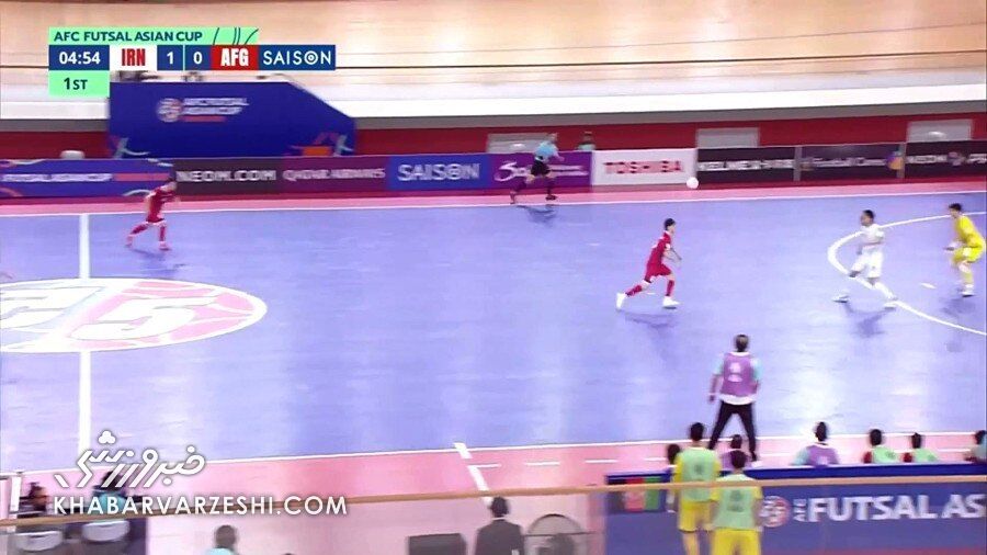 ویدیو| حرکت فانتزی فوق ‌العاده طیبی مقابل افغانستان