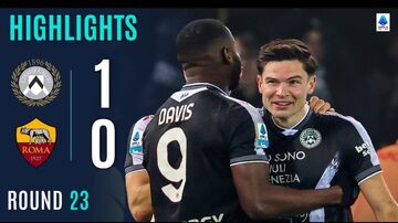 ویدیو| خلاصه بازی اودینزه ۱ - رم ۰/ پنج امتیاز در دو هفته پرید!