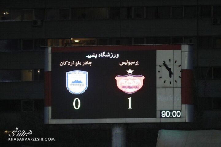 اسکوربرد؛ پرسپولیس - چادرملو