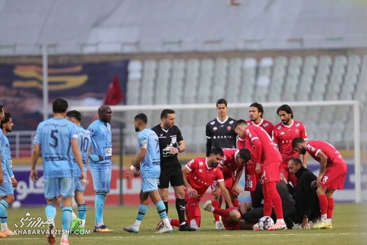 مصدومیت حسین ابرقویی‌نژاد؛ پرسپولیس - چادرملو