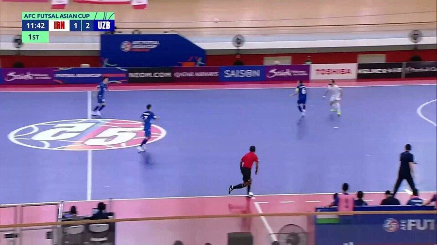 ویدیو| سوپرگل فوتسال ایران به ازبکستان؛ پرتاب دست و برگردون!