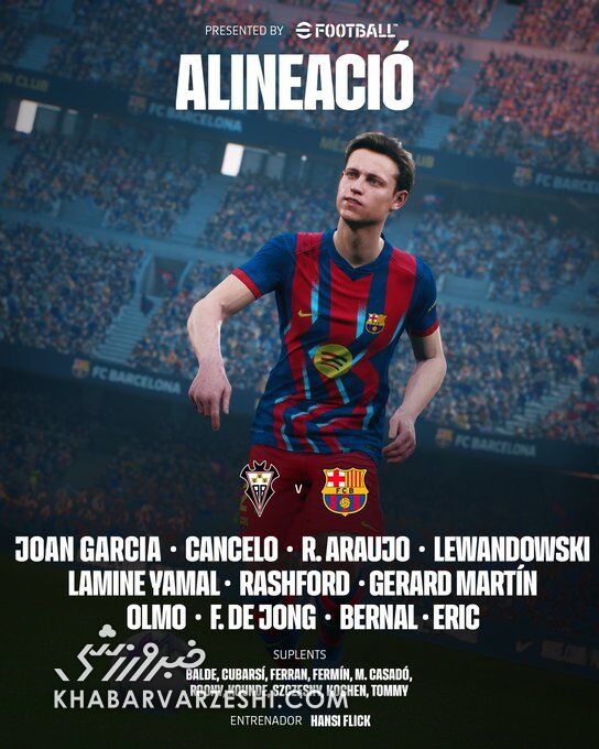 ترکیب بارسلونا مقابل آلباسته/ سربازان فلیک در پی صعود به نیمه نهایی جام حذفی +عکس