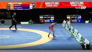 ویدیو| فینالیست شدن نعمتی با پیروزی مقابل آزادکار مجارستانی