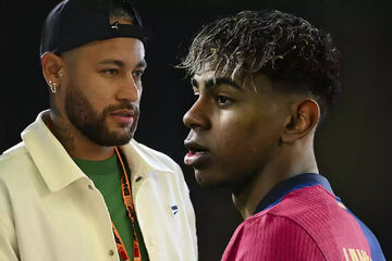 ویدیو| وقتی یامال به سبک فوق ستاره برزیلی شادی می‌کند