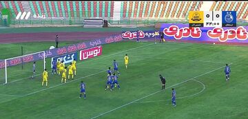 ویدیو| گل اول استقلال به شمس آذر (ابوالفضل جلالی)