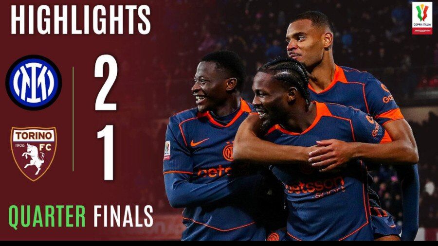 ویدیو| خلاصه بازی اینتر ۲ – تورینو ۱/ نراتزوری به نیمه نهایی رسید
