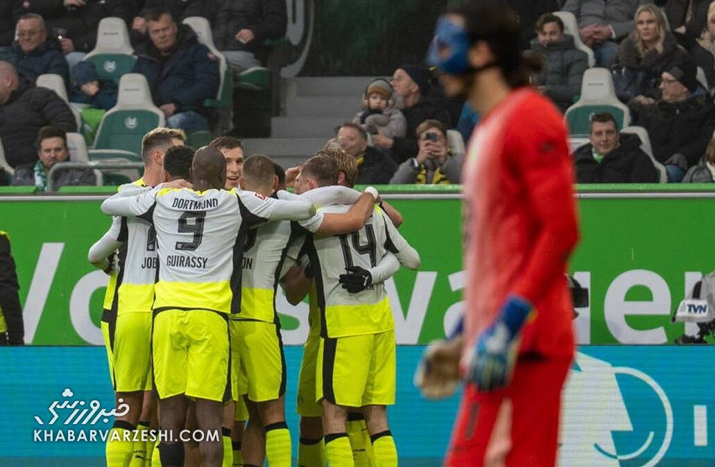 ویدیو| خلاصه بازی ولفسبورگ ۱ – دورتموند ۲