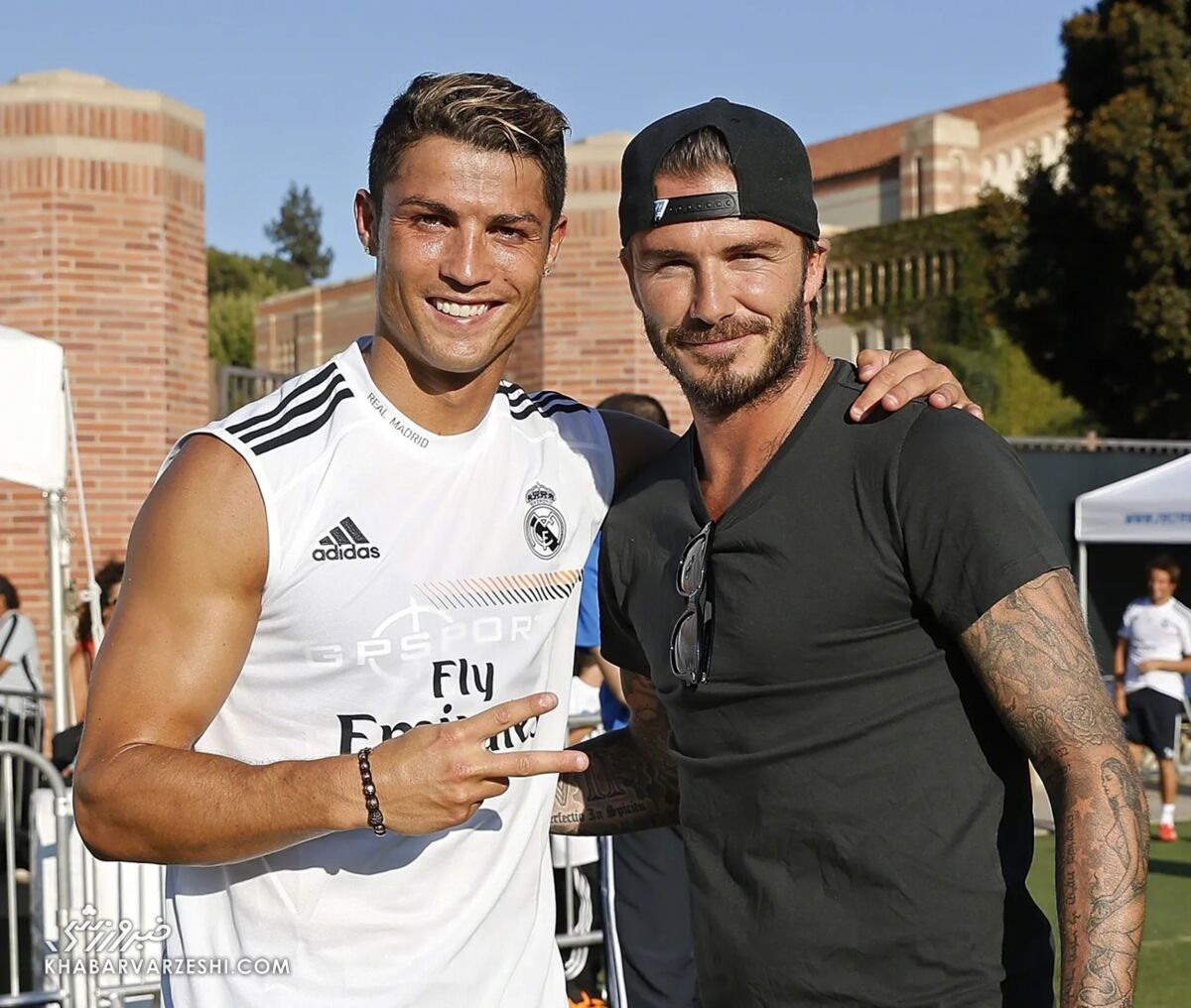 رونالدو و دیوید بکام