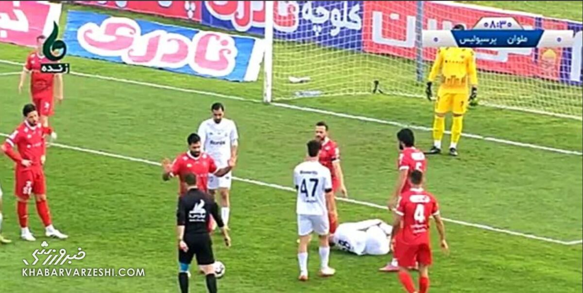 کارشناسی داوری تاثیرگذارترین صحنه ملوان – پرسپولیس/ پنالتی سه امتیازی درست بود؟