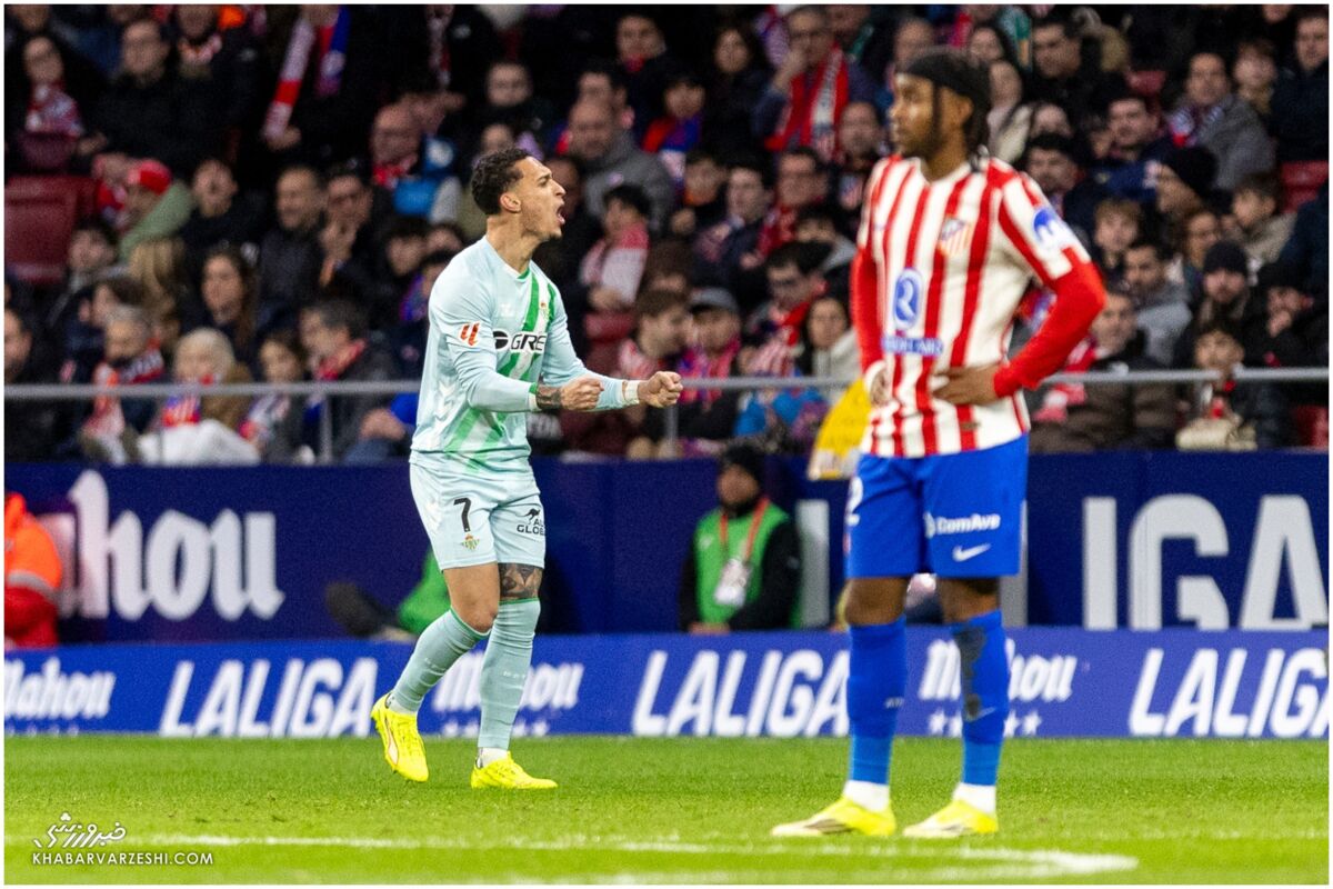 ویدیو| خلاصه بازی اتلتیکو مادرید ۰ – رئال بتیس ۱