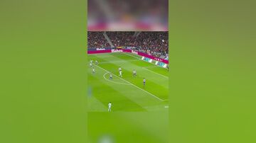 ویدیو| سوپرگل آنتونی به اتلتیکو و شادی کنایه آمیز!