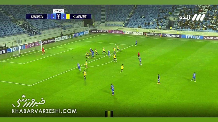 ویدیو| برای دومین بار گل استقلال به الحسین مردود شد!