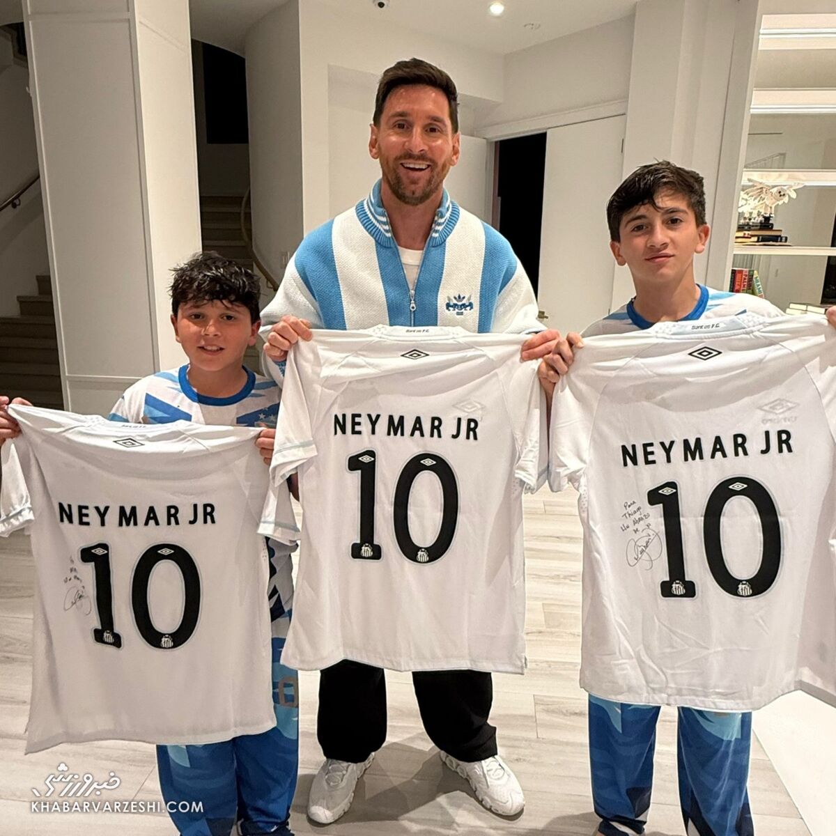 لیونل مسی و پسرانش