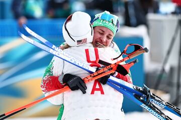 نماینده ایران در آغوش دختر اسکی‌باز آمریکایی +تصاویر