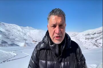 ویدیو| دیداری جالب با علی دایی در پیست اسکی دیزین